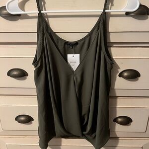 Hunter Green Flowy Tank